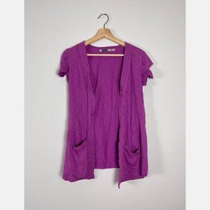 Athleta Sz S So Pretty in Purple Open Cardigan. Nice & Lightweight